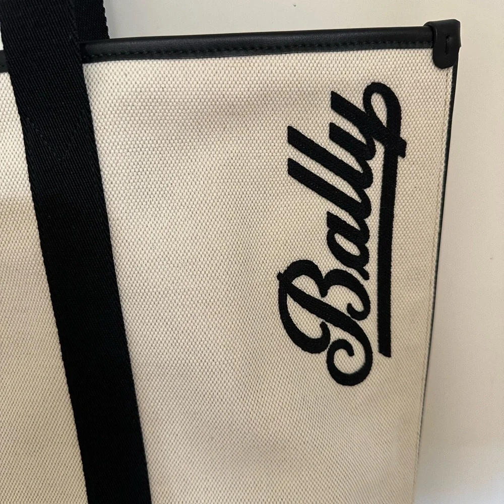 Bally Canvas Tote Bag - Picture 2 of 10